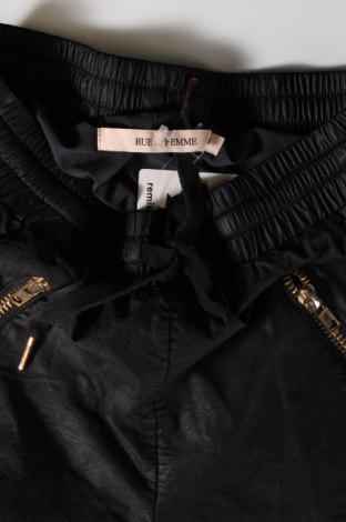 Damskie skórzane spodnie Rue de Femme, Rozmiar S, Kolor Czarny, Cena 156,73 zł