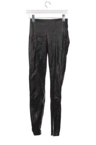 Dámske kožené nohavice  Zara, Veľkosť S, Farba Čierna, Cena  11,34 €