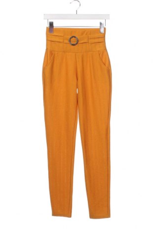 Дамски панталон, Размер XS, Цвят Жълт, Цена 7,54 лв.
