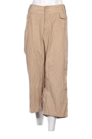 Dámské kalhoty , Velikost 3XL, Barva Béžová, Cena  277,00 Kč