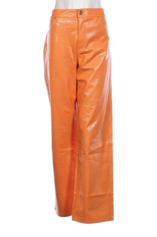 Дамски панталон Bershka, Размер L, Цвят Оранжев, Цена 46,00 лв.