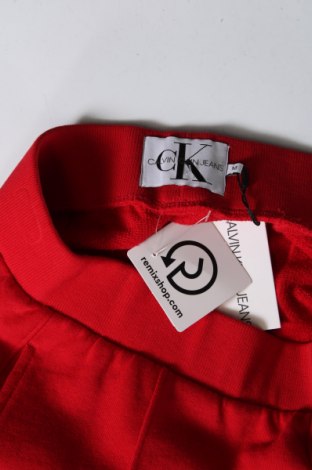 Dámské kalhoty  Calvin Klein Jeans, Velikost M, Barva Červená, Cena  1 192,00 Kč