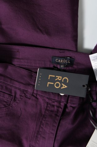 Дамски панталон Caroll, Размер L, Цвят Лилав, Цена 23,36 лв.