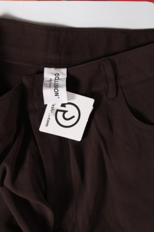 Pantaloni de femei Collusion, Mărime XL, Culoare Maro, Preț 21,94 Lei