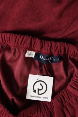 Дамски панталон Denim&Co., Размер L, Цвят Червен, Цена 9,28 лв.