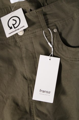 Γυναικείο παντελόνι Fransa, Μέγεθος XL, Χρώμα Πράσινο, Τιμή 11,21 €