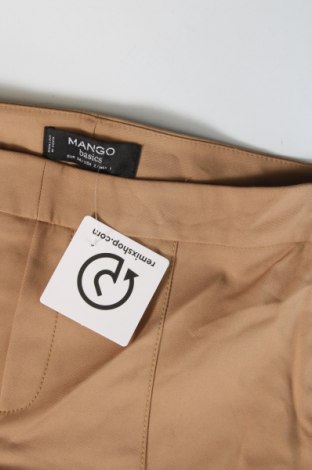 Дамски панталон Mango, Размер XS, Цвят Бежов, Цена 9,36 лв.