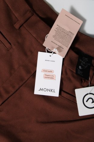Дамски панталон Monki, Размер XL, Цвят Кафяв, Цена 7,35 лв.