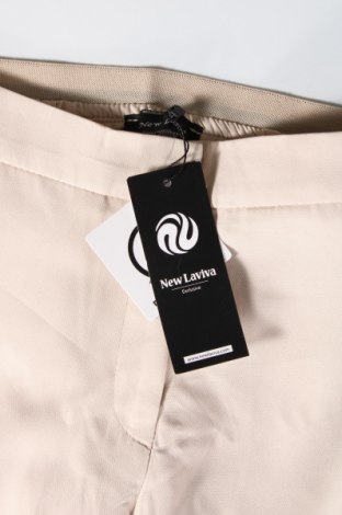 Pantaloni de femei New Laviva, Mărime S, Culoare Ecru, Preț 42,93 Lei