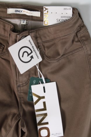 Γυναικείο παντελόνι ONLY, Μέγεθος XXS, Χρώμα Πράσινο, Τιμή 7,52 €