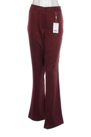 Pantaloni de femei ONLY, Mărime L, Culoare Roșu, Preț 26,64 Lei