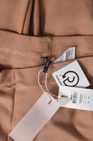 Dámské kalhoty  ONLY, Velikost XL, Barva Hnědá, Cena  266,00 Kč