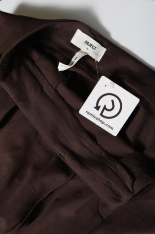 Pantaloni de femei Object, Mărime L, Culoare Maro, Preț 286,18 Lei