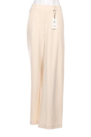 Pantaloni de femei Object, Mărime M, Culoare Ecru, Preț 286,18 Lei