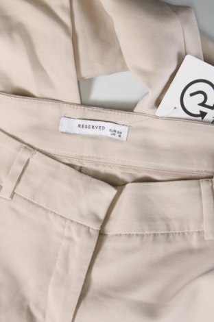 Damenhose Reserved, Größe XS, Farbe Ecru, Preis € 9,09