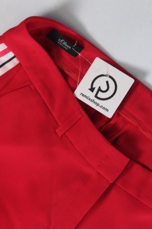 Pantaloni de femei S.Oliver Black Label, Mărime XL, Culoare Roșu, Preț 124,68 Lei