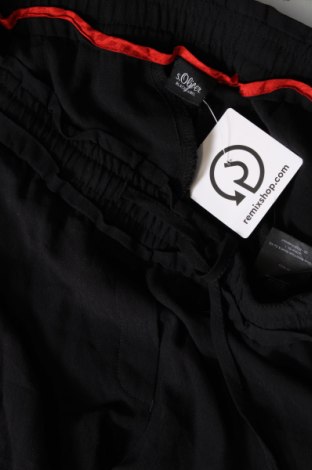 Дамски панталон S.Oliver Black Label, Размер M, Цвят Черен, Цена 19,60 лв.
