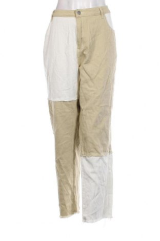 Дамски панталон SHEIN, Размер 4XL, Цвят Бежов, Цена 18,85 лв.