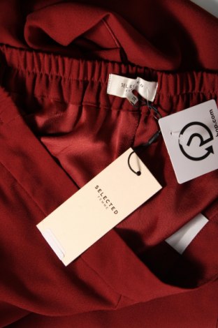 Дамски панталон Selected Femme, Размер M, Цвят Червен, Цена 16,35 лв.