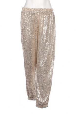 Γυναικείο παντελόνι TWINSET, Μέγεθος M, Χρώμα Χρυσαφί, Τιμή 75,98 €