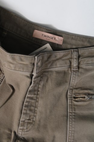Дамски панталон TWINSET, Размер S, Цвят Зелен, Цена 26,80 лв.