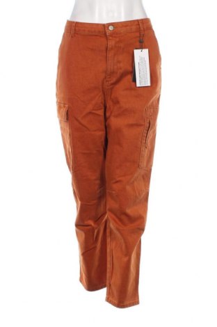Дамски панталон Trendyol, Размер L, Цвят Оранжев, Цена 15,66 лв.