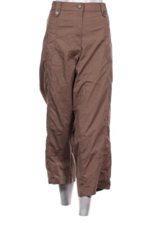 Дамски панталон Ulla Popken, Размер 4XL, Цвят Кафяв, Цена 26,97 лв.