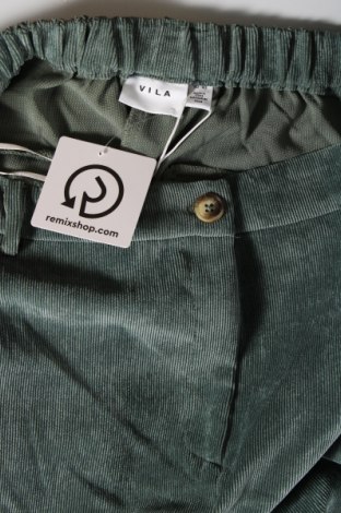 Дамски панталон VILA, Размер L, Цвят Зелен, Цена 15,12 лв.