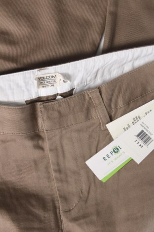 Дамски панталон Volcom, Размер S, Цвят Кафяв, Цена 23,36 лв.