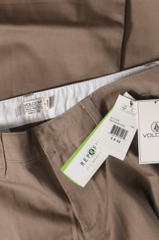 Дамски панталон Volcom, Размер M, Цвят Кафяв, Цена 23,36 лв.