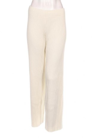 Γυναικείο παντελόνι Weekday, Μέγεθος M, Χρώμα Εκρού, Τιμή 14,79 €