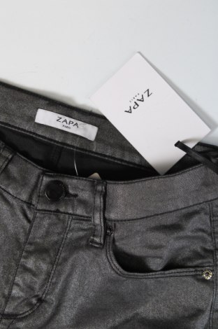 Дамски панталон ZAPA, Размер XXS, Цвят Сребрист, Цена 17,19 лв.