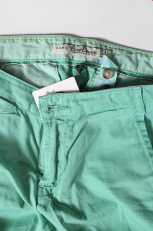 Dámske nohavice Zara, Veľkosť S, Farba Zelená, Cena  4,31 €