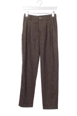 Дамски панталон Zara, Размер XS, Цвят Кафяв, Цена 3,60 лв.