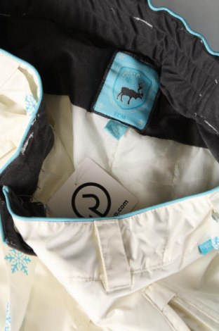 Дамски панталон за зимни спортове TCM, Размер M, Цвят Бял, Цена 11,25 лв.