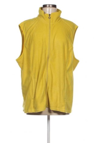 Γυναικείο fleece γιλέκο Laura Torelli, Μέγεθος XXL, Χρώμα Κίτρινο, Τιμή 15,83 €