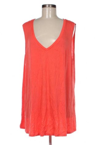 Γυναικείο αμάνικο μπλουζάκι Alexia, Μέγεθος XXL, Χρώμα Πορτοκαλί, Τιμή 6,35 €