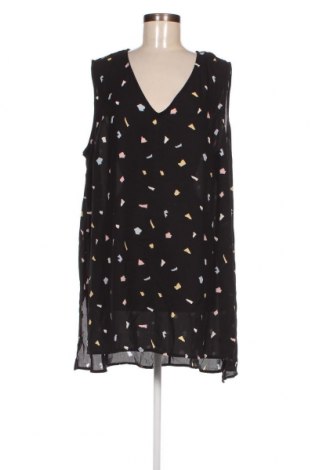 Γυναικείο αμάνικο μπλουζάκι Alexia, Μέγεθος 3XL, Χρώμα Μαύρο, Τιμή 6,62 €