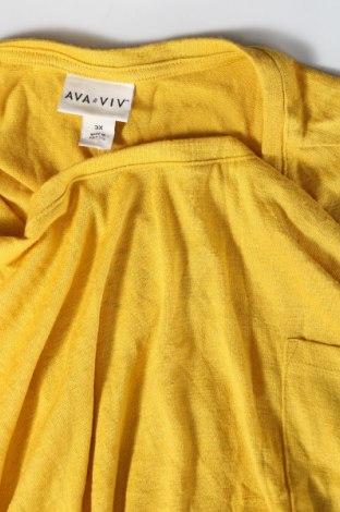 Damska koszulka na ramiączkach Ava & Viv, Rozmiar 3XL, Kolor Żółty, Cena 41,58 zł