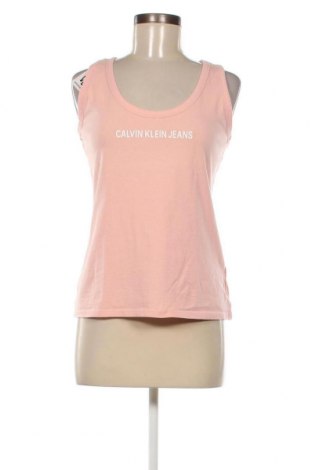 Γυναικείο αμάνικο μπλουζάκι Calvin Klein Jeans, Μέγεθος M, Χρώμα Ρόζ , Τιμή 33,88 €