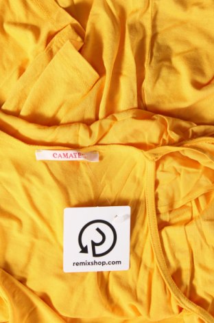 Γυναικείο αμάνικο μπλουζάκι Camaieu, Μέγεθος M, Χρώμα Κίτρινο, Τιμή 1,62 €