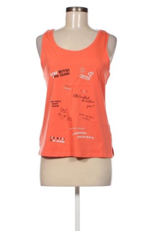 Γυναικείο αμάνικο μπλουζάκι Camaieu, Μέγεθος M, Χρώμα Πορτοκαλί, Τιμή 2,27 €
