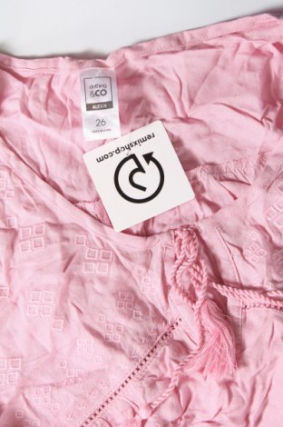 Tricou de damă Clothing & Co, Mărime 3XL, Culoare Roz, Preț 42,76 Lei