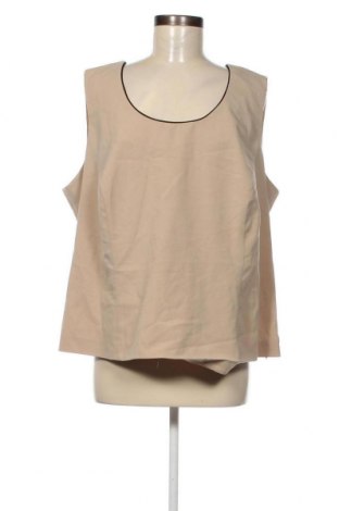Γυναικείο αμάνικο μπλουζάκι Dressbarn, Μέγεθος 4XL, Χρώμα  Μπέζ, Τιμή 4,34 €
