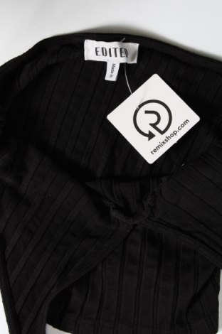 Γυναικείο αμάνικο μπλουζάκι Edited, Μέγεθος M, Χρώμα Μαύρο, Τιμή 14,95 €