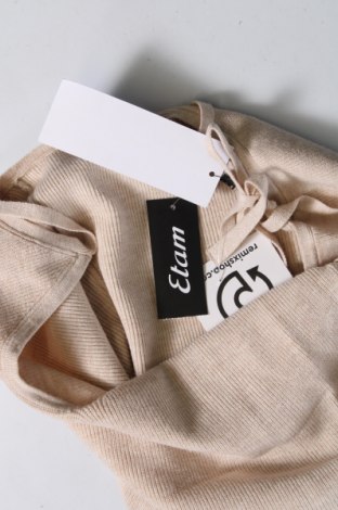 Γυναικείο αμάνικο μπλουζάκι Etam, Μέγεθος M, Χρώμα  Μπέζ, Τιμή 8,22 €