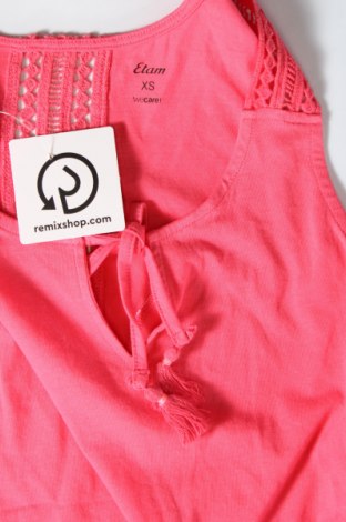 Γυναικείο αμάνικο μπλουζάκι Etam, Μέγεθος XS, Χρώμα Ρόζ , Τιμή 14,95 €