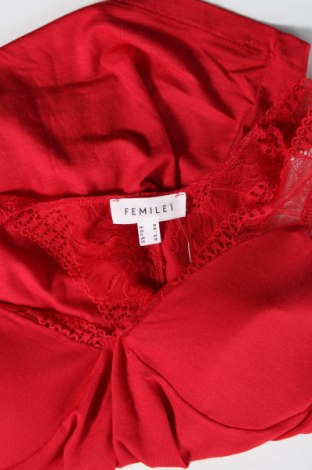 Γυναικείο αμάνικο μπλουζάκι Femilet, Μέγεθος S, Χρώμα Κόκκινο, Τιμή 6,13 €