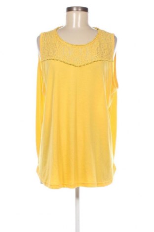 Γυναικείο αμάνικο μπλουζάκι Infinity, Μέγεθος XXL, Χρώμα Κίτρινο, Τιμή 7,56 €
