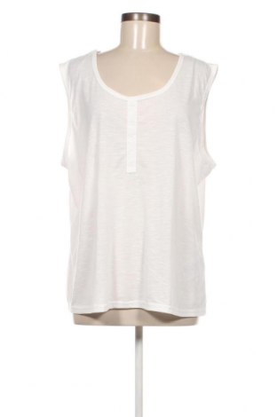 Γυναικείο αμάνικο μπλουζάκι Janina Denim, Μέγεθος XXL, Χρώμα Λευκό, Τιμή 9,87 €
